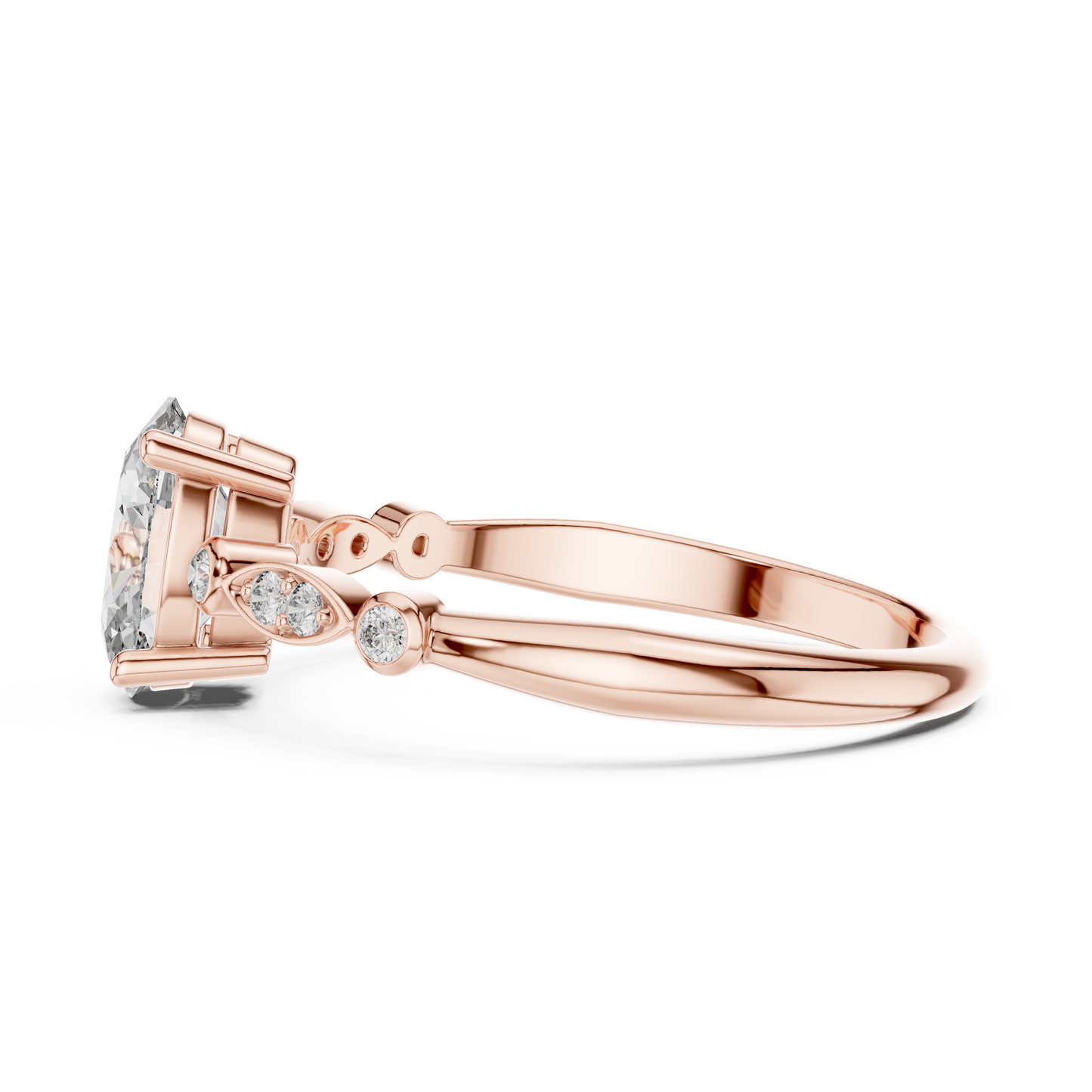 Marquise Bloom Oval Ring