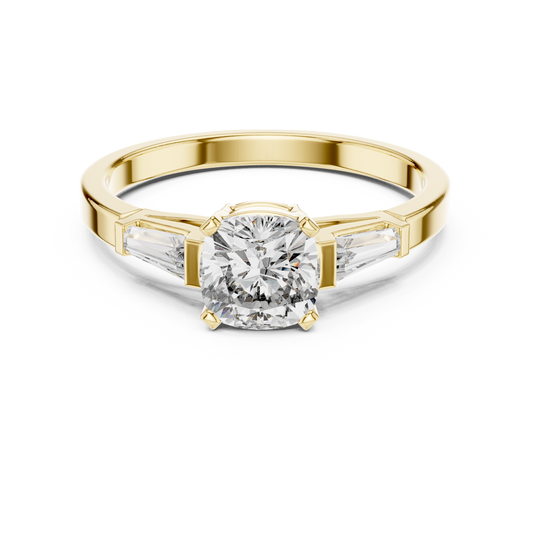 Tapered Baguette Trinity Ring