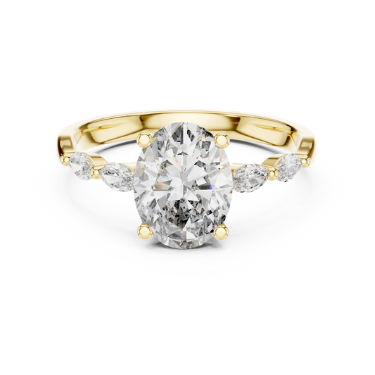 Rose Radiance Oval Ring