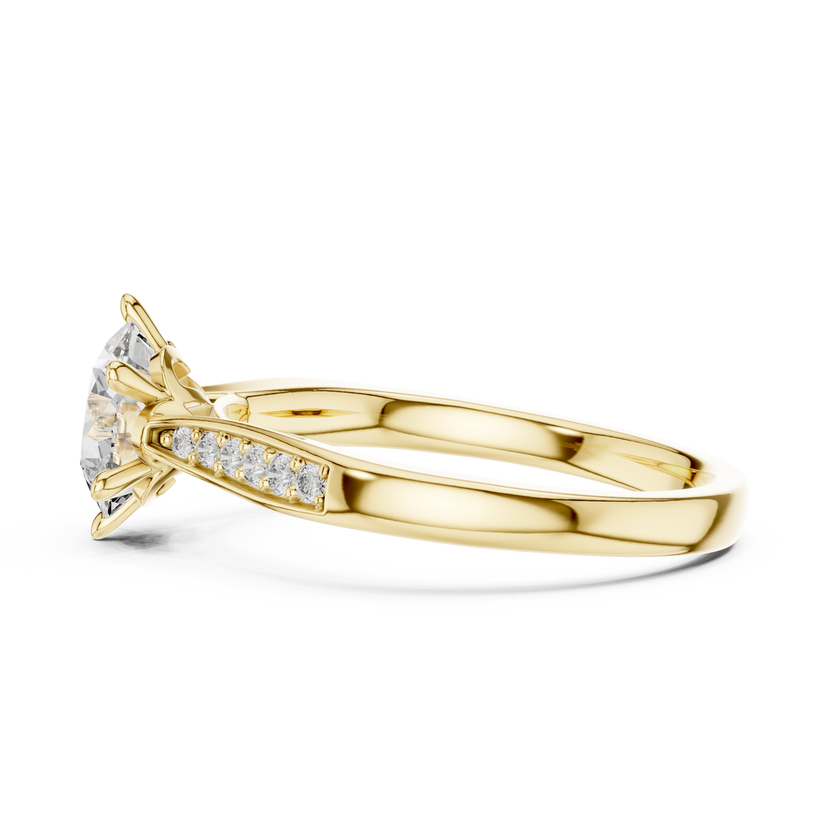 Rose Lumière Split Shank Ring