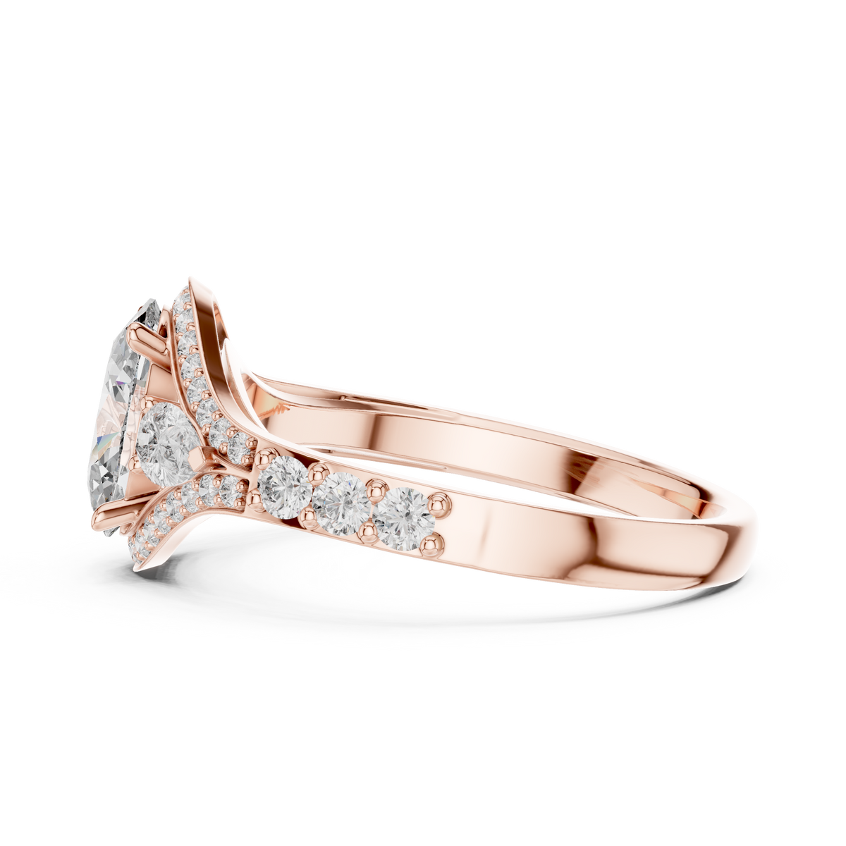 Oval Marquise Harmony Ring
