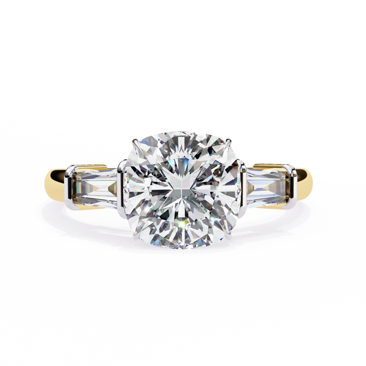 Classic Three-Stone Diamond Ring