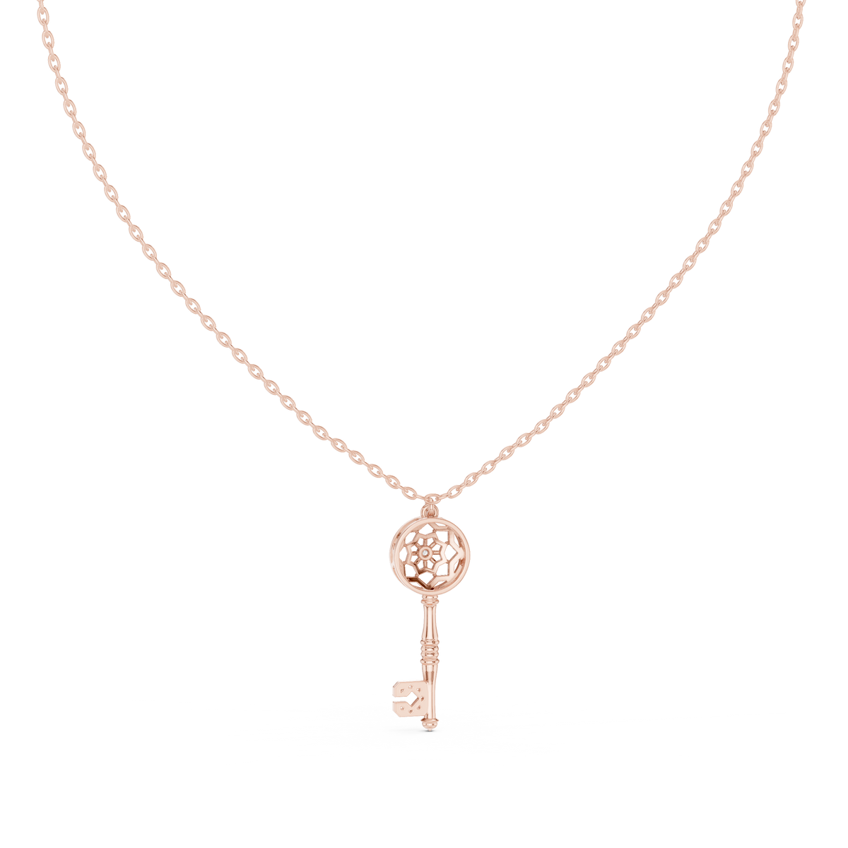 Vintage Key Pendant Necklace