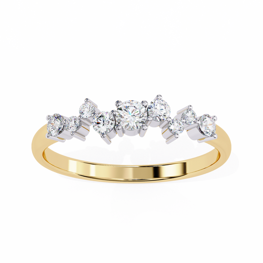 Cluster Diamond Ring