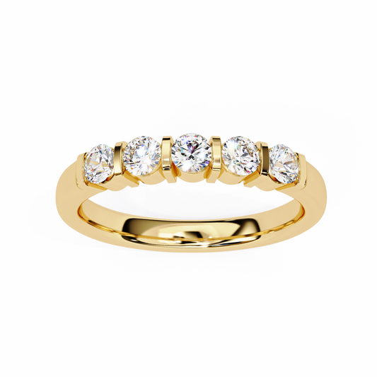 Five Stone Diamond Band