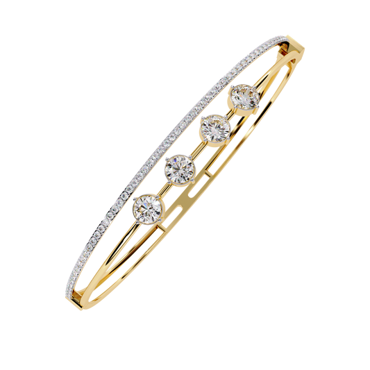 Eternal Quartet Diamond Bangle