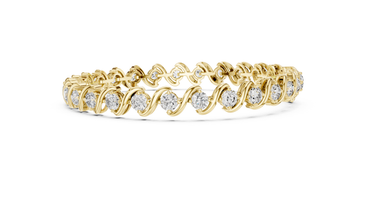 The Classic S-Link Diamond Tennis Bracelet