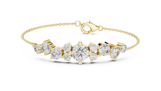 Elegant Diamond Chain Bracelet for Women