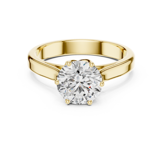Classic Round Brilliant Solitaire Ring