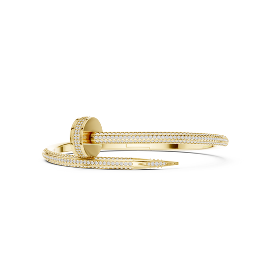 Diamond Nail Wrap Bangle
