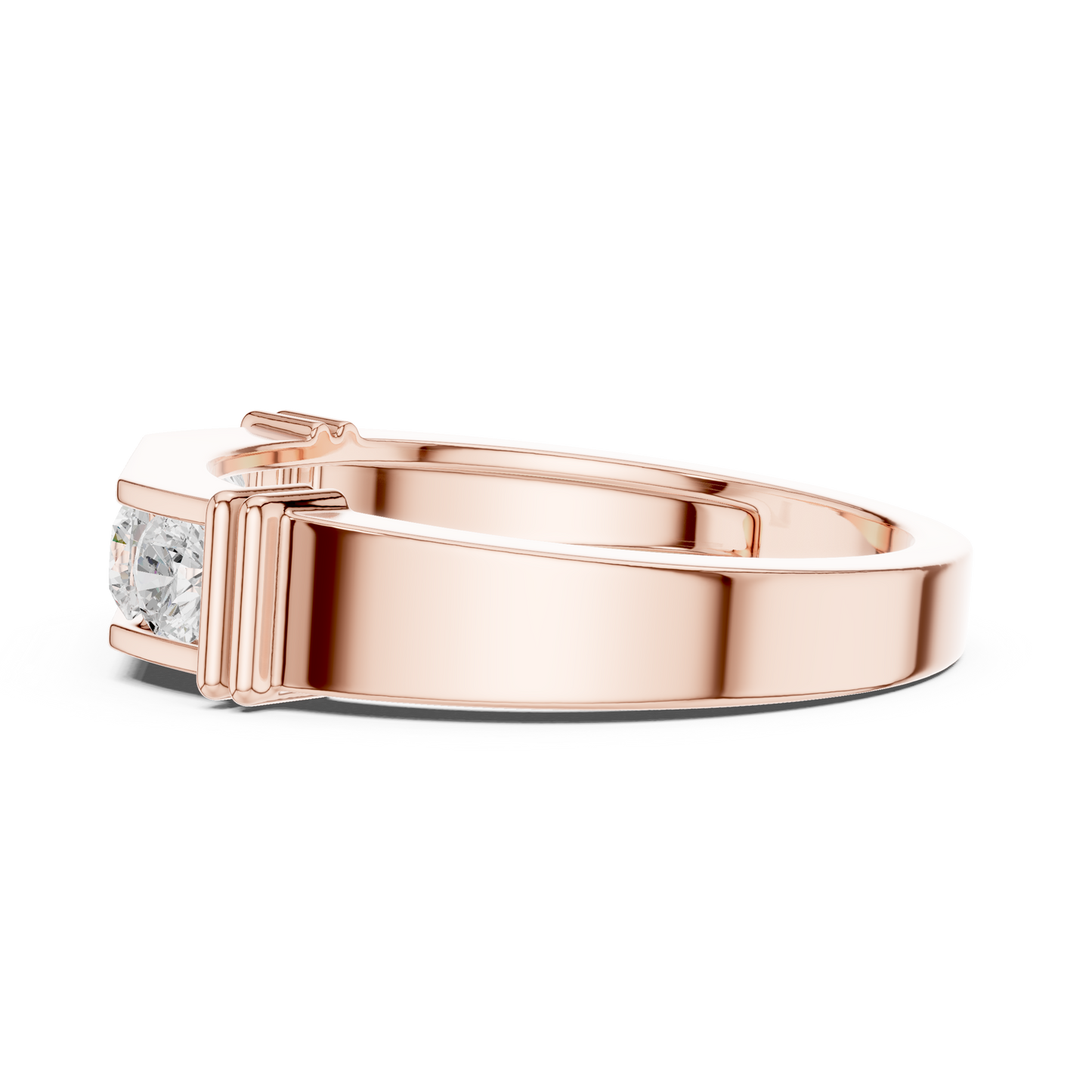 The Modern 5-Stone Framed Diamond Band