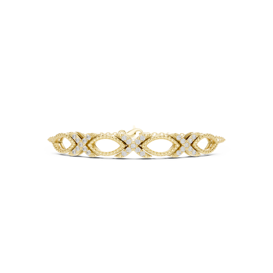 Elegant Infinity Diamond Bracelet for Women