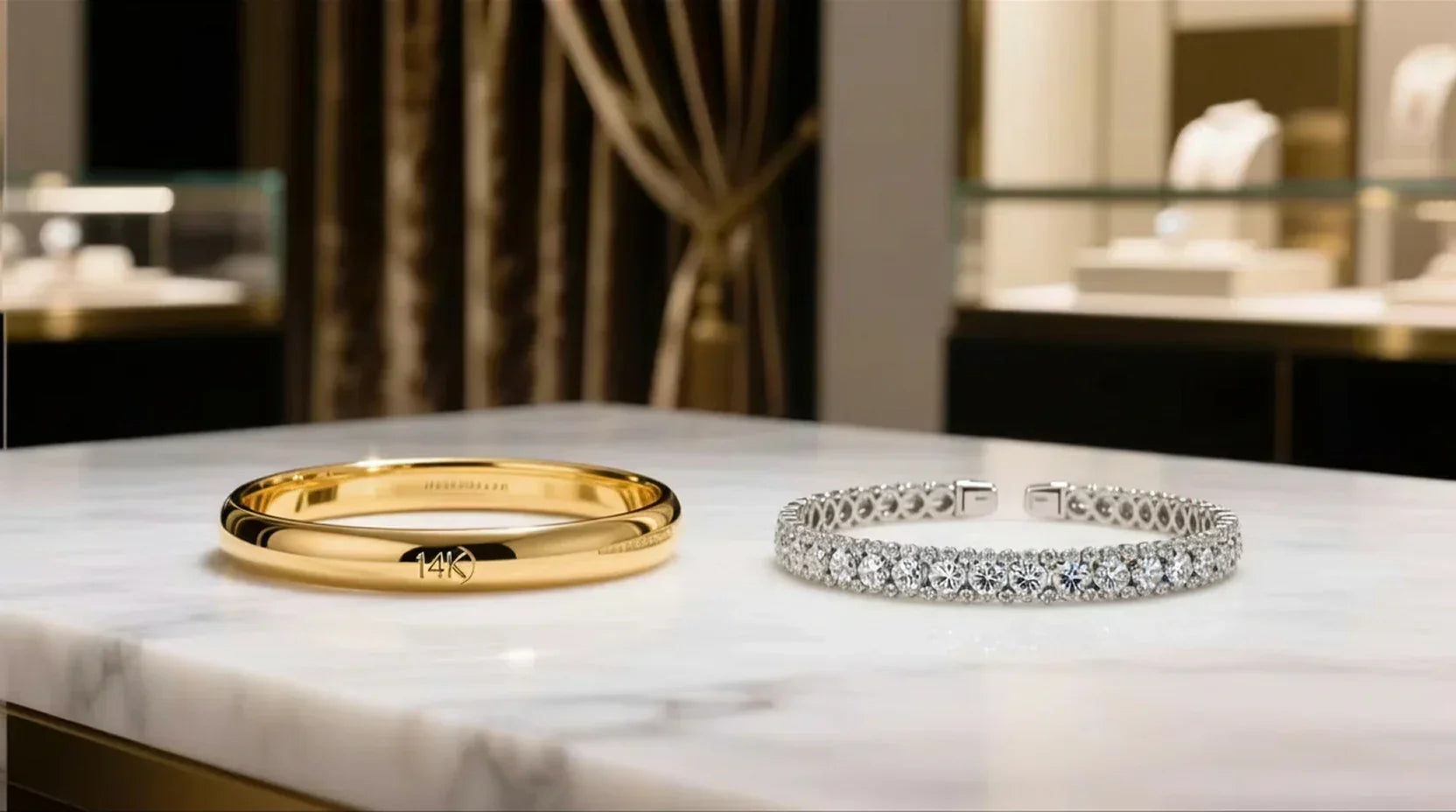 Diamond Bangle Bracelets