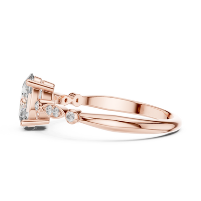 Marquise Bloom Oval Ring