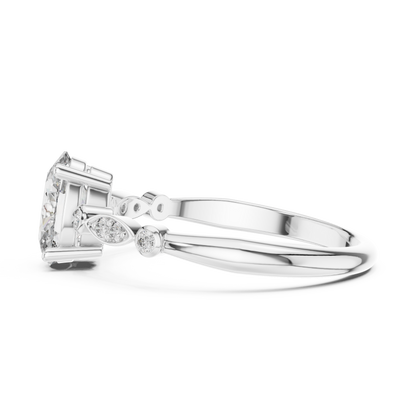 Marquise Bloom Oval Ring