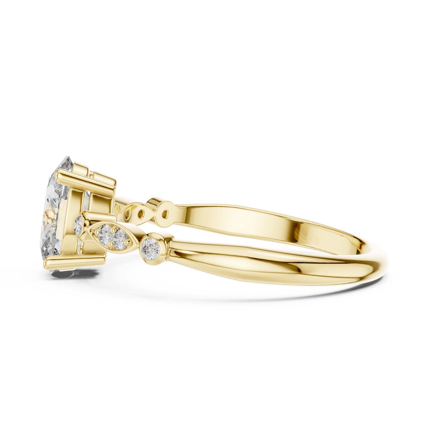 Marquise Bloom Oval Ring