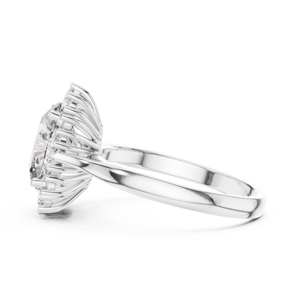 Royal Oval Halo Ring
