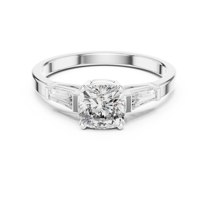 Tapered Baguette Trinity Ring