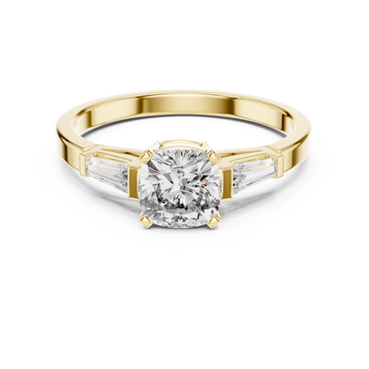Tapered Baguette Trinity Ring