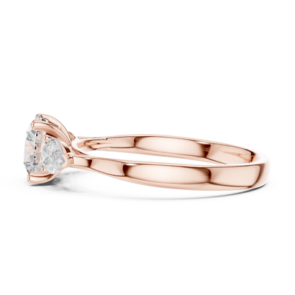 Harmony Pear Trio Ring