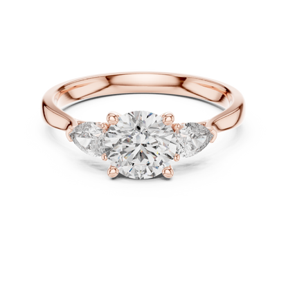 Harmony Pear Trio Ring