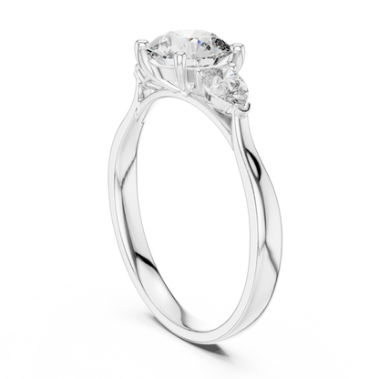 Harmony Pear Trio Ring
