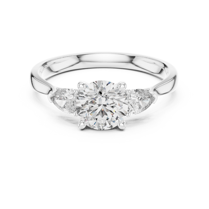 Harmony Pear Trio Ring