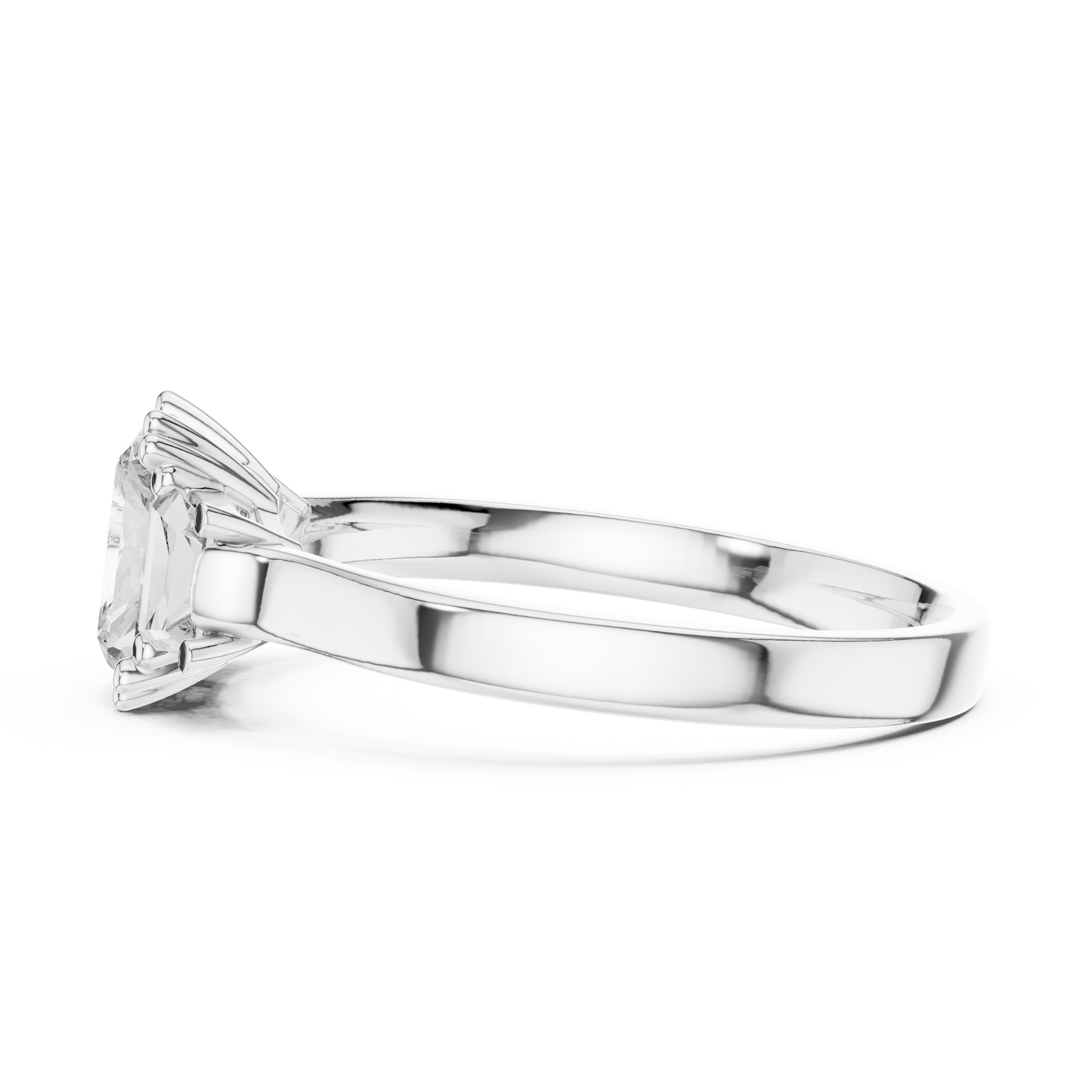Radiant Trapezoid Trilogy Ring