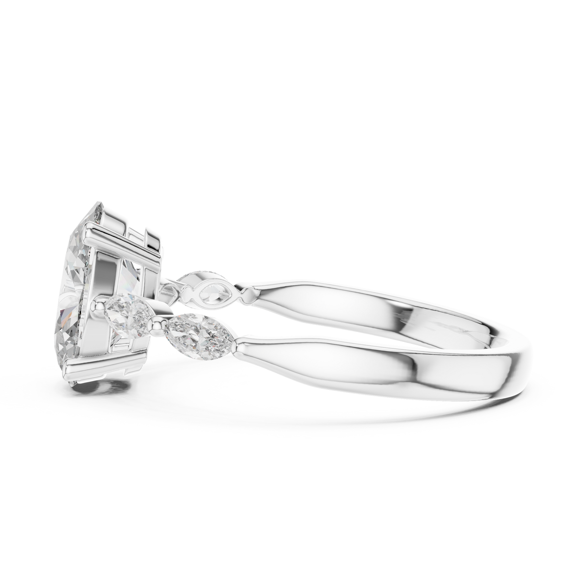 Rose Radiance Oval Ring