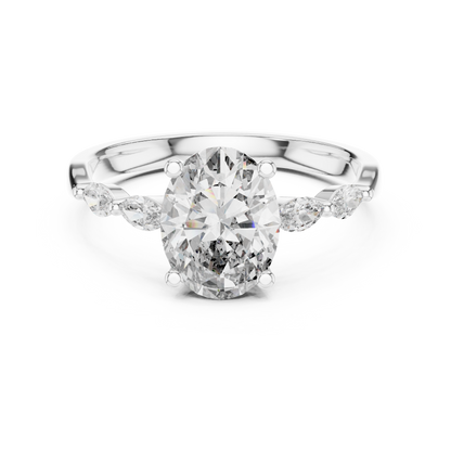 Rose Radiance Oval Ring