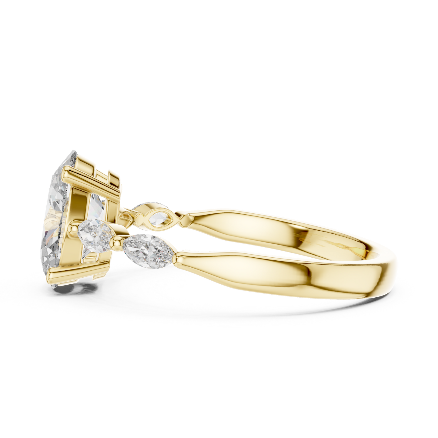 Rose Radiance Oval Ring
