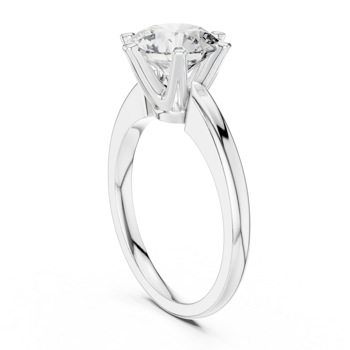 Rose Classic Solitaire Ring