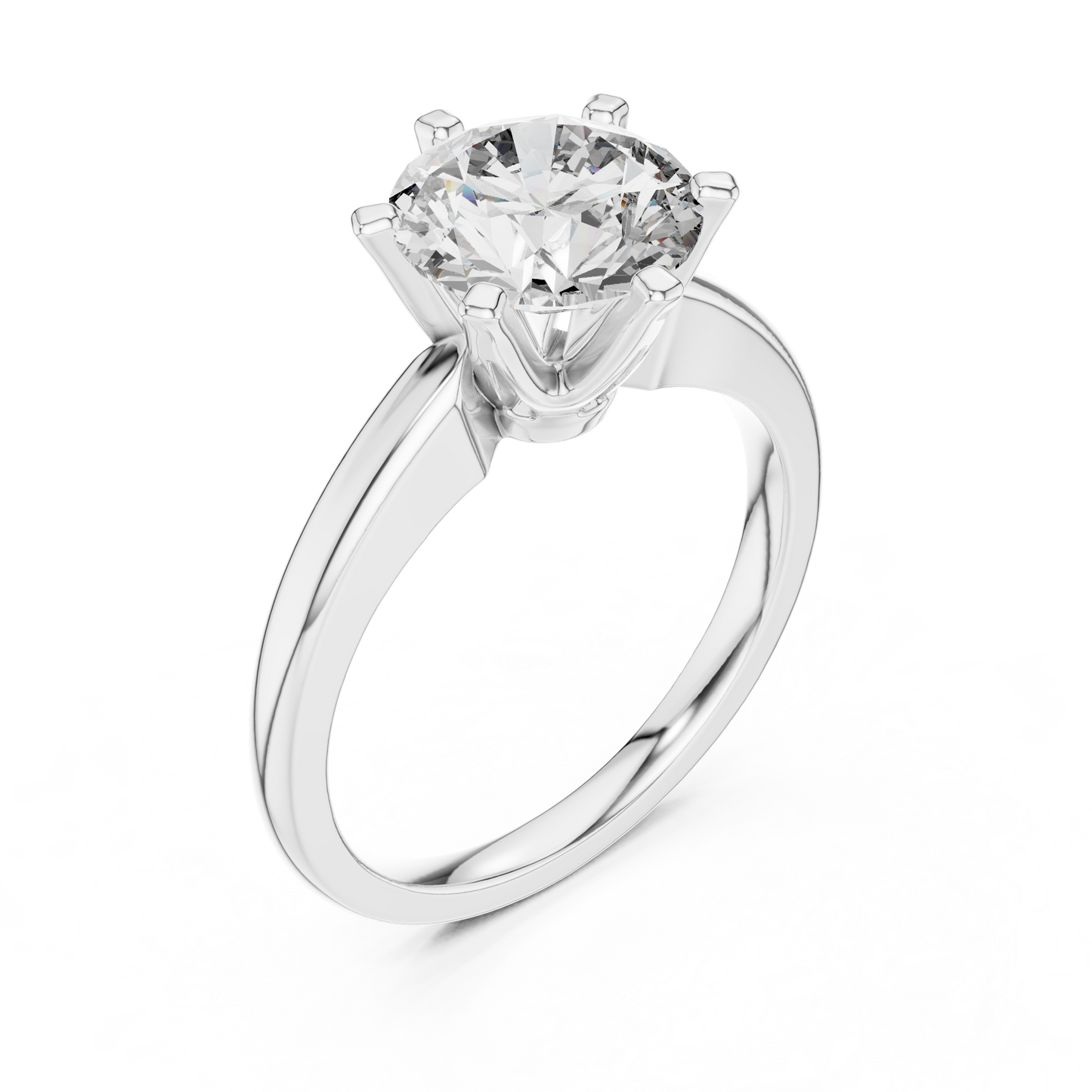 Rose Classic Solitaire Ring