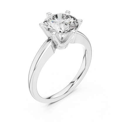 Rose Classic Solitaire Ring