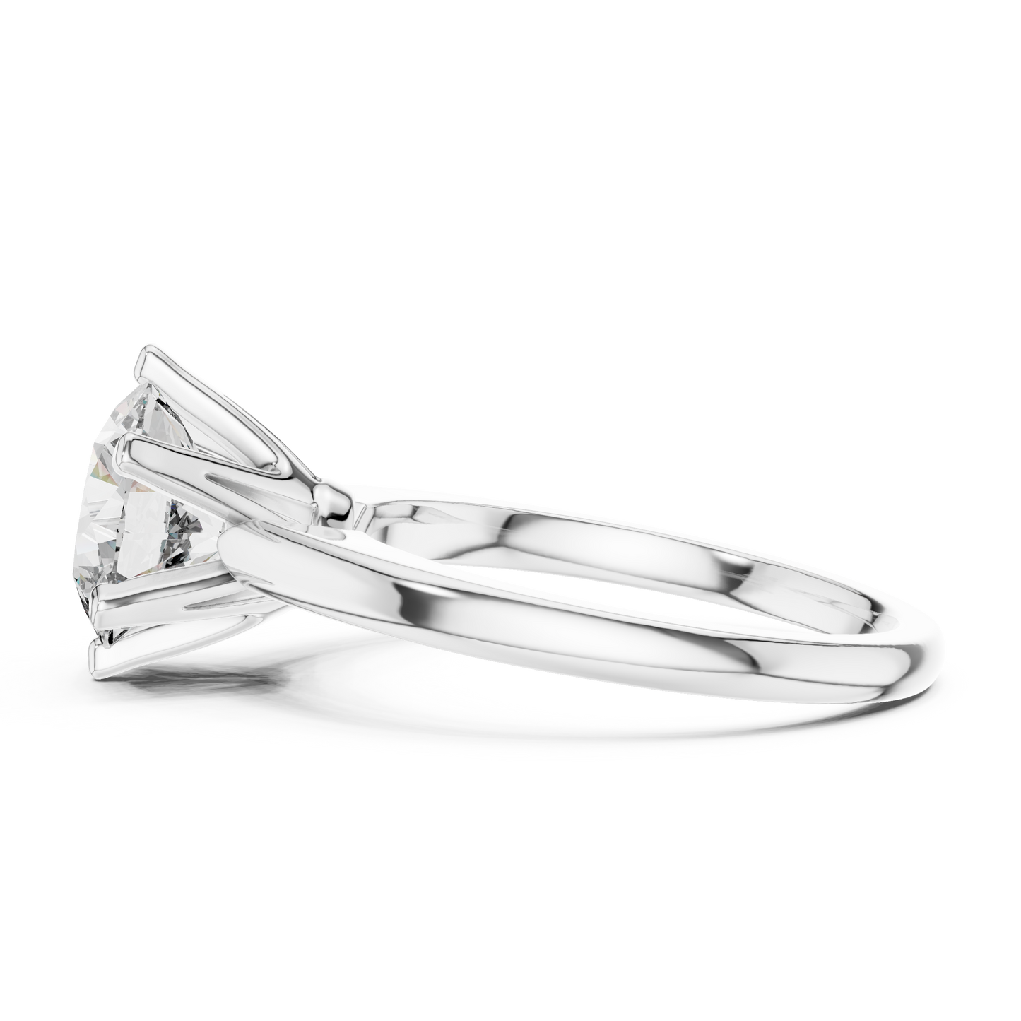 Rose Classic Solitaire Ring