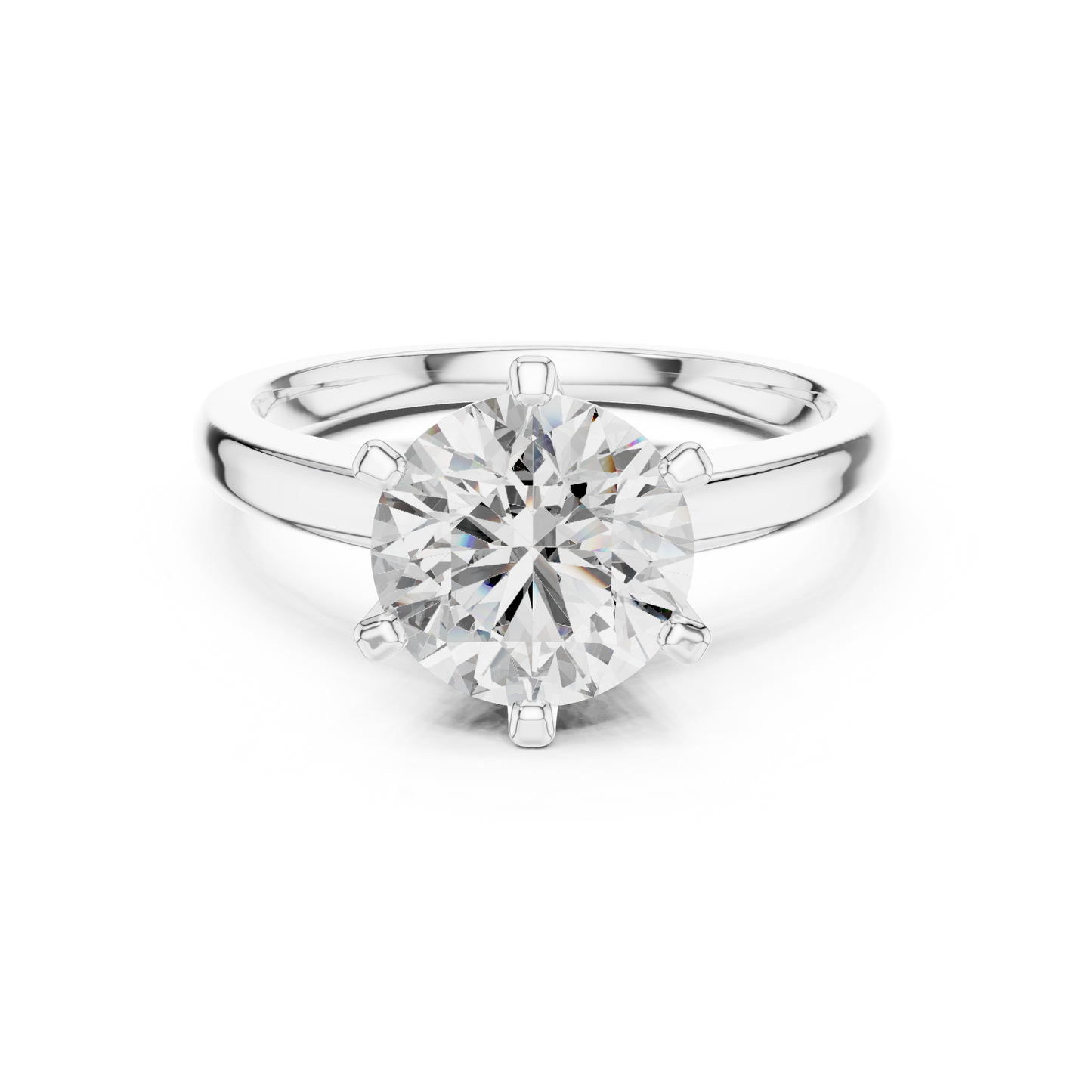 Rose Classic Solitaire Ring