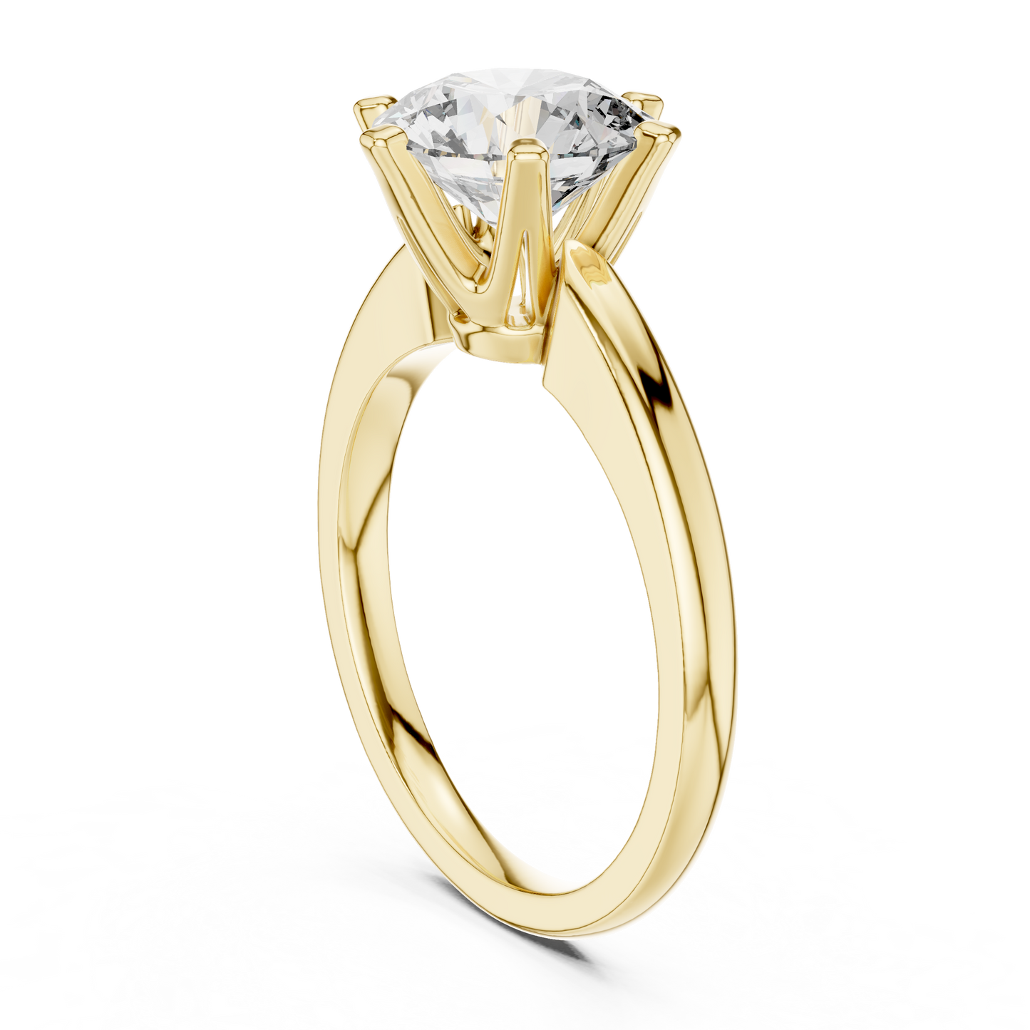 Rose Classic Solitaire Ring