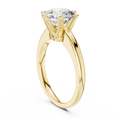 Rose Classic Solitaire Ring