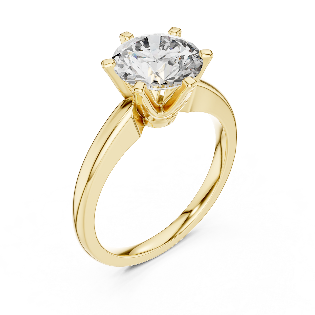 Rose Classic Solitaire Ring