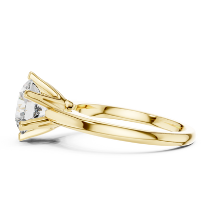 Rose Classic Solitaire Ring