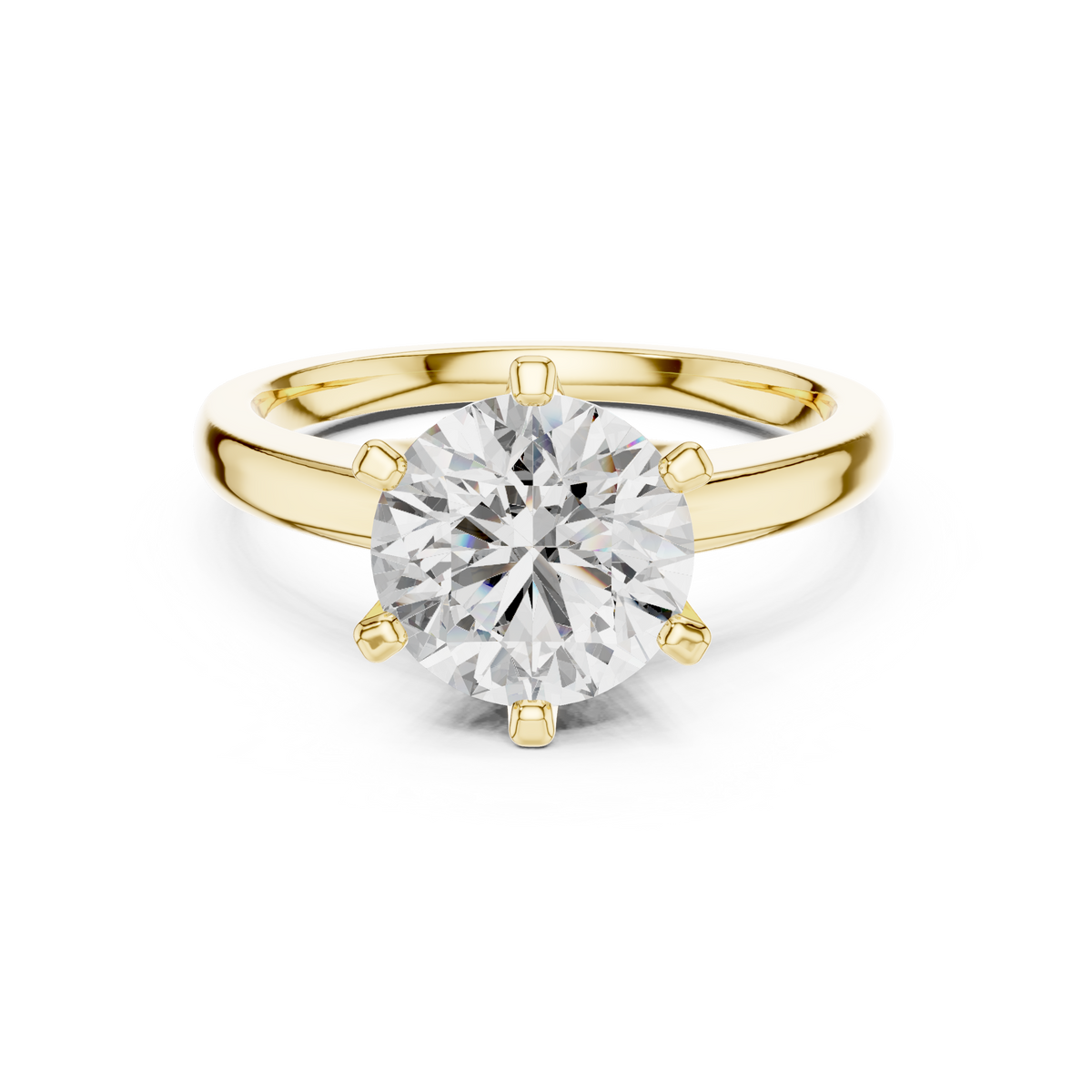 Rose Classic Solitaire Ring