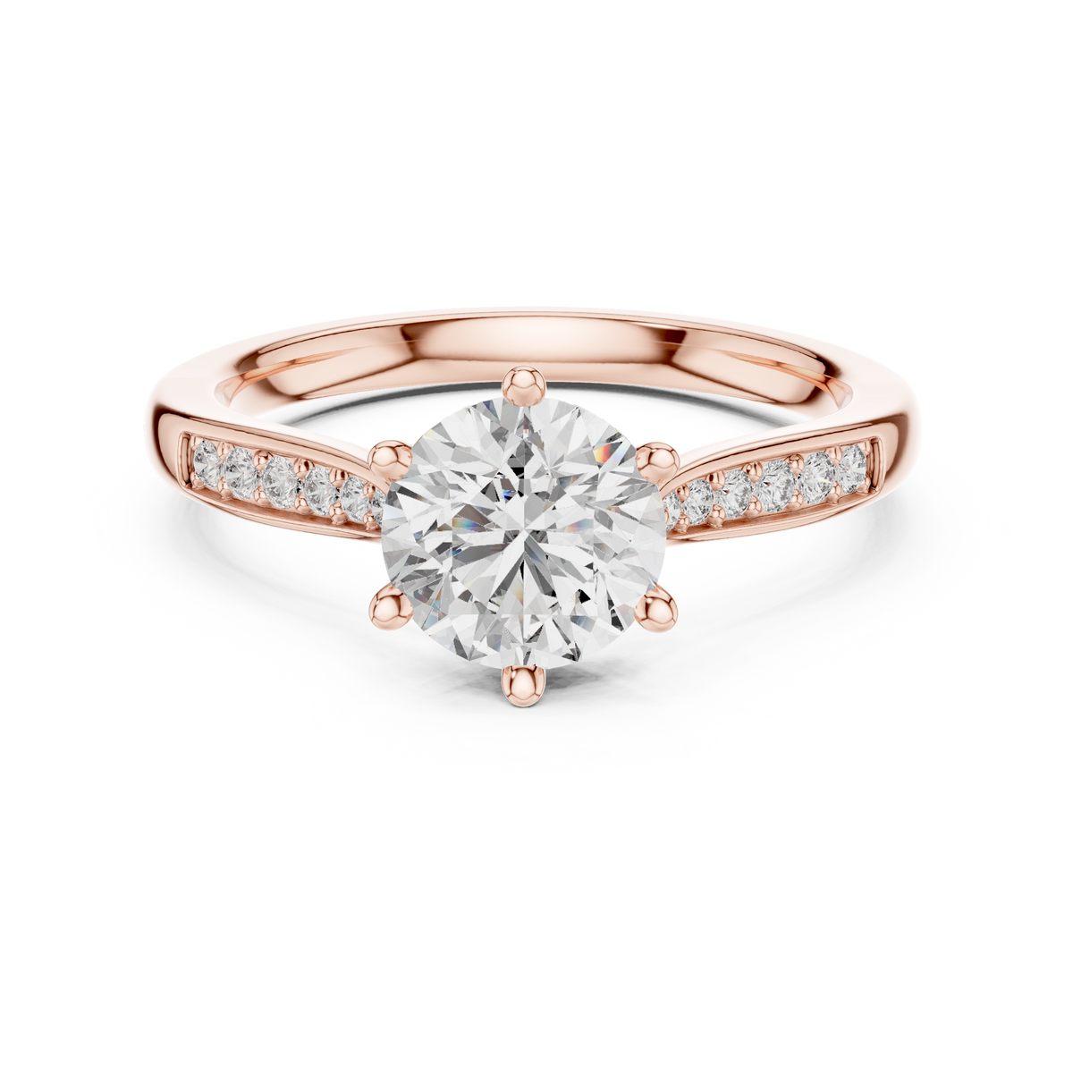 Rose Lumière Split Shank Ring