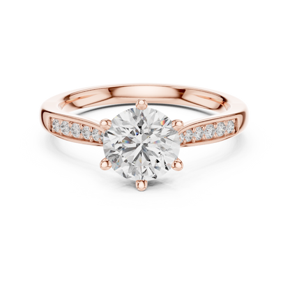 Rose Lumière Split Shank Ring