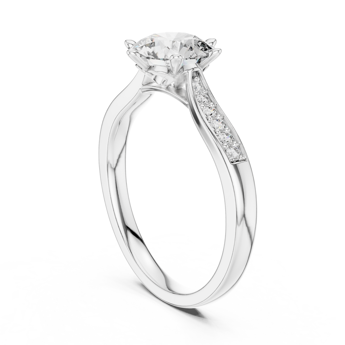 Rose Lumière Split Shank Ring