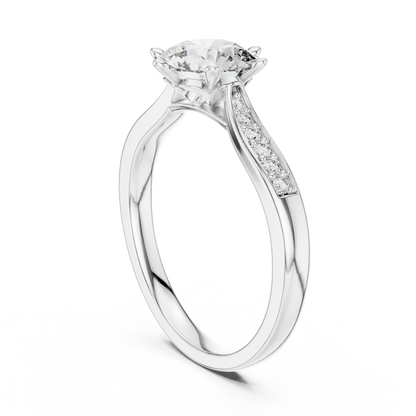 Rose Lumière Split Shank Ring