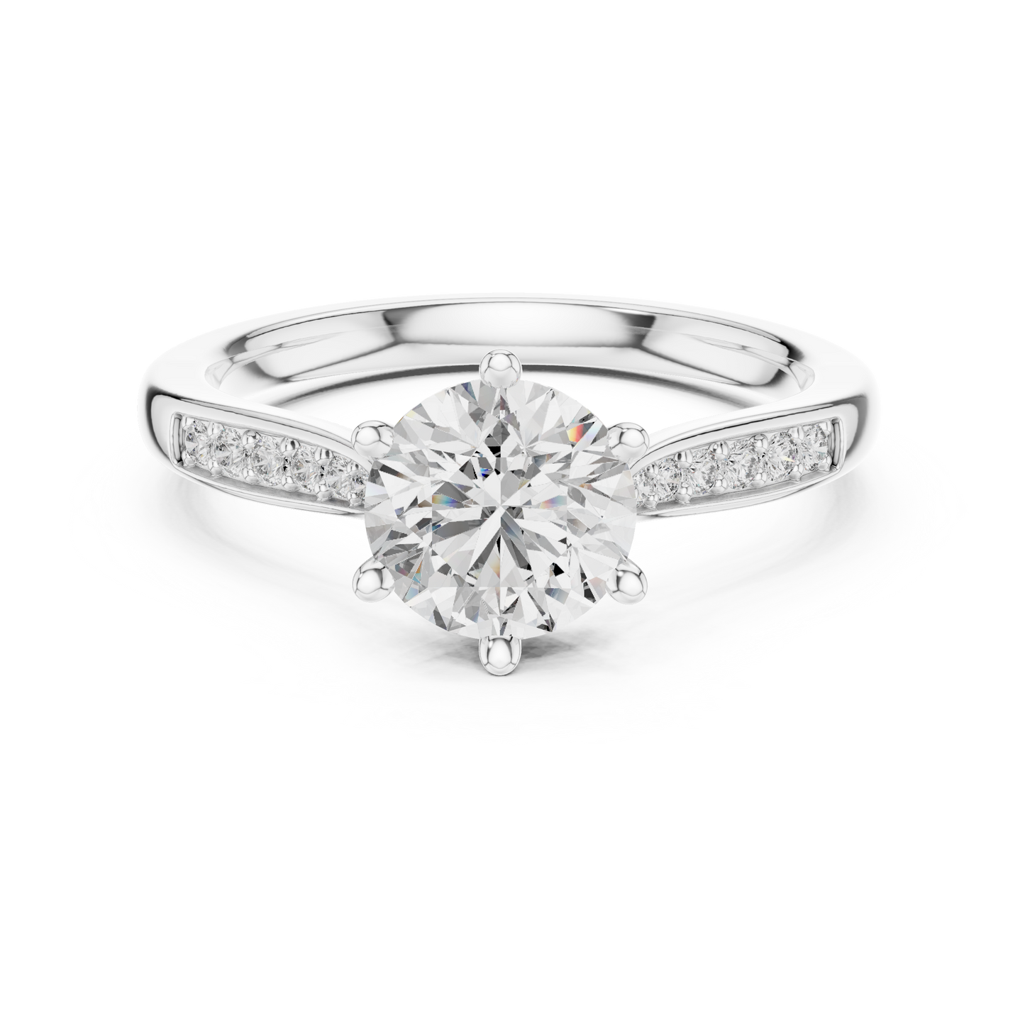 Rose Lumière Split Shank Ring