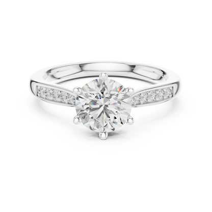 Rose Lumière Split Shank Ring
