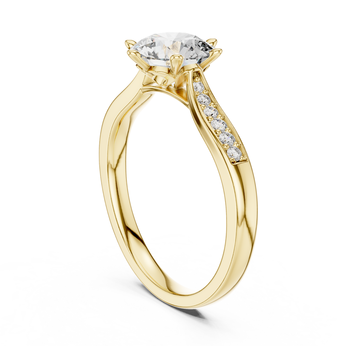 Rose Lumière Split Shank Ring
