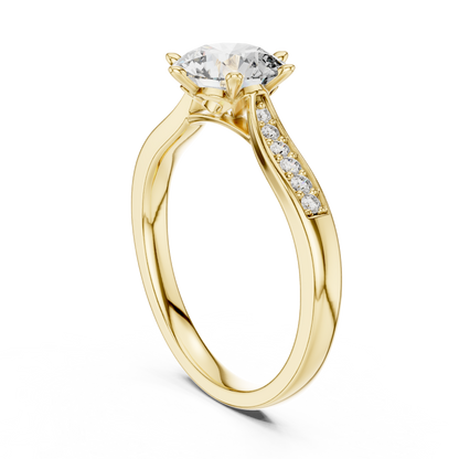 Rose Lumière Split Shank Ring