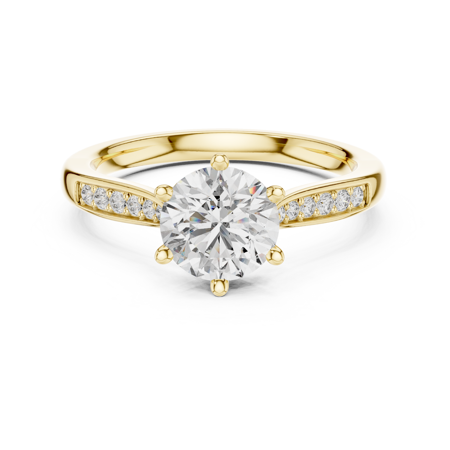 Rose Lumière Split Shank Ring